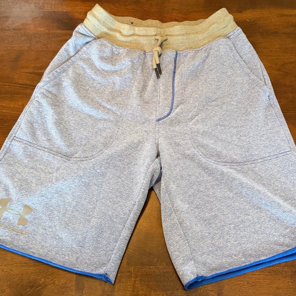 Under Armour Men's Blue Heather SweatShorts Medium